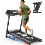 THERUN Home Treadmill with Incline Adjust, 3.0 HP Treadmill, Heart Rate Monitoring, Wider Running Belt