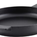 KitchenAid 48395 Seasoned Cast Iron Frying Pan/Skillet, 12 Inch – Black