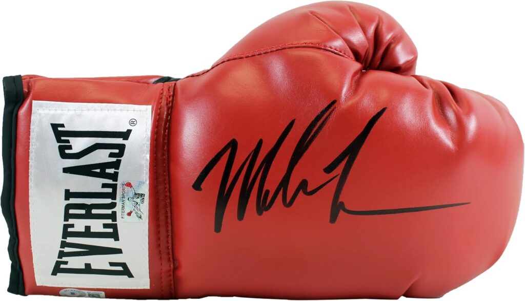 Mike Tyson Authentic Signed Right Hand Red Everlast Boxing Glove BAS