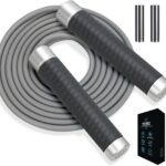 Weighted Jump Rope for Men，Women and kids(1LB), Jump Ropes for Fitness, Speed Skipping Rope, Gym,Indoor/Outdoor – Fitness, Workout, Boxing,crossfit