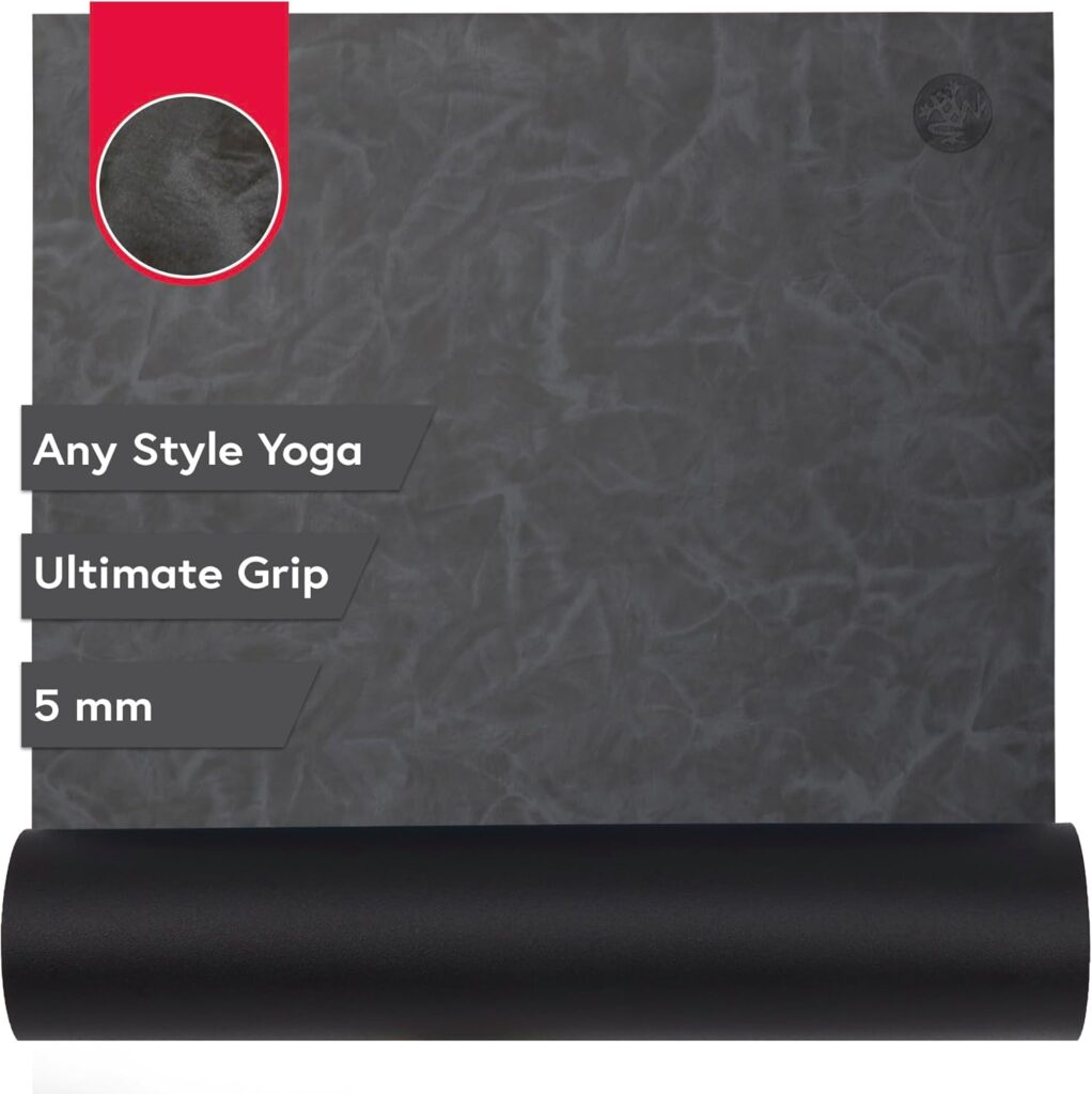Manduka GRP Adapt Yoga Mat 71″ – 5mm | Ultimate Grip | Sweat Ready for Any Style of Yoga | 71 x 24 inches