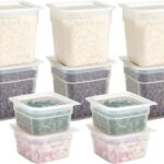 Cambro Food Storage Storage Containers with Lids – Translucent (Microwave Safe and BPA-Free) – 16 and 32 oz (ounce) Food Storage Container – (20 Piece Set)