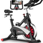 JOROTO X2/X2PRO/X4S Exercise Bike, Professional Stationary Bikes for Home with 35LBS Dual Solid Flywheels, Low Noise Indoor Cycling Bike with 300/330LBS Weight Capacity