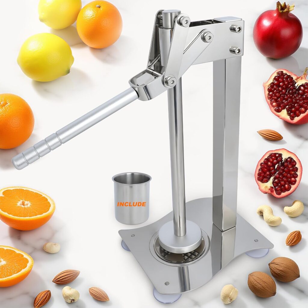 Manual desktop heavy duty lemon smasher orange juicer lemon squeezer citrus juicer fruit crusher lime extractor nut grinder for fruit and nuts(WN014)