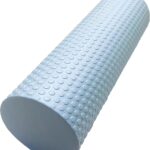 EVA Massage Roller, Recovery Foam Roller, Medium Density Light Blue Trigger Point Massage Roller for Deep Tissue Excercise, Physical Therapy, Muscle Restoration, 12″ X 4″ Round