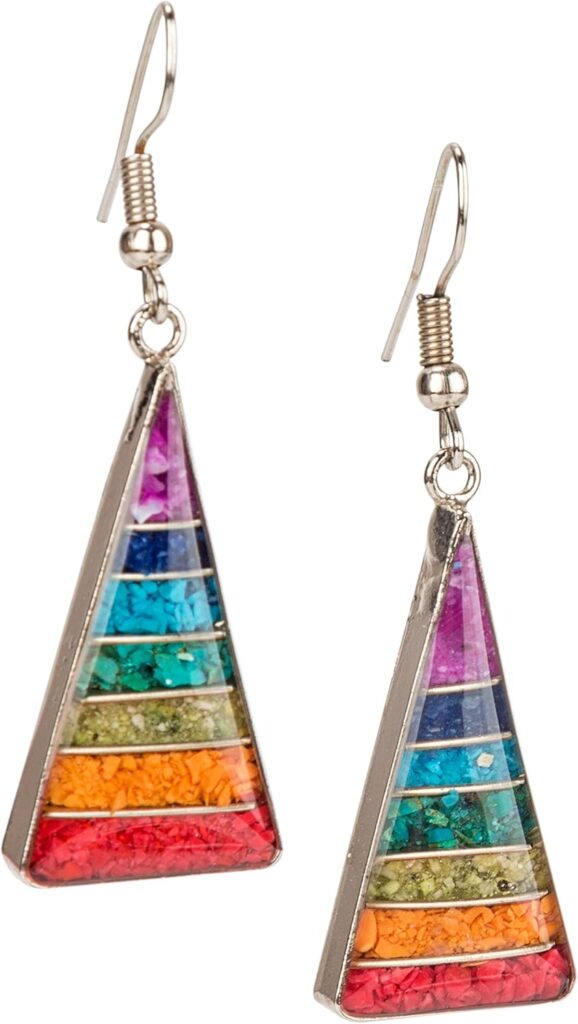 Handmade Boho Chakra Balancing Healing Protection Earrings for Women