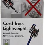Dyson – V7 Fluffy Hardwood Cord-Free Stick Vacuum – Iron/Blue