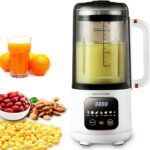 47 oz Soy Milk Maker Nut Milk Maker Fruit Juicer, Automatic Homemade Plant Milk, Oat Milk, Coconut Milk, Almond Milk, Baby Food machine, 24H Timer, Keep Warm, Self-Cleaning.