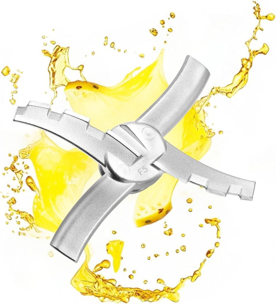 Replacement Stainless Steel Paddle Blade Compatible with Ninja Creami NC300 Series Ice Cream Makers, Replacement Parts Blade for Ninja Creami Blade for NC299AMZ /NC301 /CN305A /CN301CO