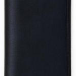 Passport Holder Travel Wallet for Men & Women, RFID Handcrafted Full Grain Leather Cover, 12 Card Slots & 4 Compartments, Gift Box & Pouch, Black