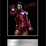Robert Downey Jr. Signed Mounted Photo Display Iron Man