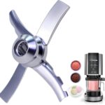 Replacement Paddle Compatible with Ninja Creami NC300 Series Ice Cream Makers,Replacement Parts Blade for Ninja Ice Creami Accessories for NC301/NC300/ NC299AMZ/NC201/NC101, Stainless Steel