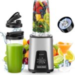 Blender for Smoothie, 900W Personal Blender for Shakes and Smoothies with 2 * 22oz BPA Free Portable Cups, Small Juicer for Protein Shake, Baby Food, Frozen Drink