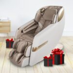 Titan Quantum Massage Chair | Taupe | Full Body & Zero Gravity Features | Customizable Massage Programs