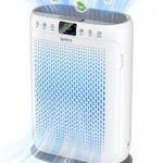 Air Purifiers for Home Large Room up to 2400sq.ft, LUNINO H13 HEPA Air Filter with PM 2.5 Display Air Quality Sensors, Aromatherapy Function, Air Cleaner for Dust, Smoke, Dander, Pets Hair, Pollen