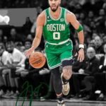 Ikonic Fotohaus Jayson Tatum Signed Photo Autograph Print Wall Art Home Decor