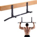 AmStaff Fitness Joist Mount Pull Up Bar, Ceiling Mounted Chin Up Bar for Home Gym, Crossfit, Beam, Rafter – Heavy Duty, Multi Grip, 42″ Wide, Maximum Head Clearance – TU038