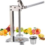 Professional Lemon Smasher Citrus Juicer – Heavy Duty Stainless Steel Manual Press Squeezer for Lime, Orange & Nut Crusher by Garwei