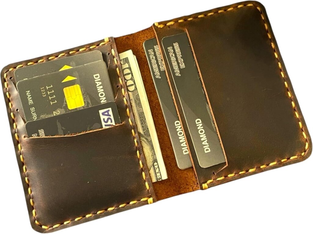 Handmade, Leather Card Wallet, Minimalist Leather Wallet, Bifold Wallet, Front Pocket Wallet, Handmade Leather Card Holder, Leather Wallet for Men, Slim Wallet, Card Wallet