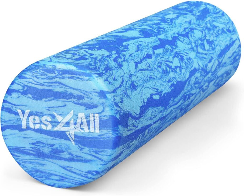 Yes4All EVA Firm Foam Roller for Back – Round Back Roller for Exercise, Yoga & Pilates 12/18/24/36 inch