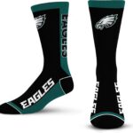 For Bare Feet MVP Crew Sock NFL Large