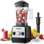 Smoothie Blender, 1400 Watt Powerful Blender for Smoothies, 64oz Capacity Countertop Blenders for Kitchen with BPA Free Container, Ice Crushing, Frozen Drinks, Puree, Protein Shakes