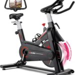 Exercise Bike, WENOKER Stationary Bike for Home, Indoor Bike with Whisper Quiet, Heavy Flywheel and Upgraded Digital Display