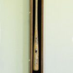1 Baseball Bat Display Case Rack Cabinet Holder w/ 98% UV Protection Lockable Veritical & Horizontal mounting