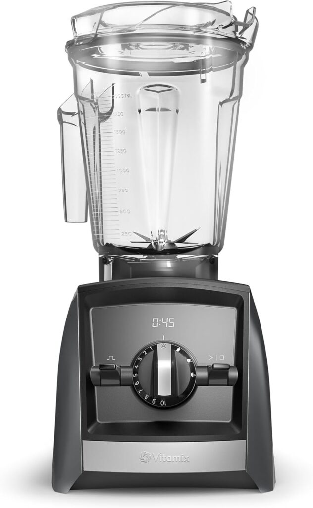 Vitamix A2500 Ascent Series Smart Blender, Professional-Grade, 64 oz. Low-Profile Container, Slate