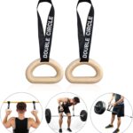 Double Circle Pull Up Handles – Pull Up Grips, LAT Pull Down Gym Handles Design – Quick Attachment to Bars and Barbell Grips – Includes Carry Bag – Suitable for Home Gym and On-The-Go Workouts