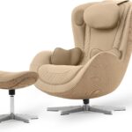 Nouhaus NOU Campo Heated Massage Chair,Full Body Massaging Zero-Gravity Leisure Recliner with Low-Noise 3D Massage and Dual Sound Systems Modern Massage Chairs (Mellow Sand)