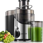 Juicer Machines, Juilist 3″ Wide Mouth Juicer Extractor Max Power 800W, for Vegetable and Fruit with 3-Speed Setting, 400W Motor, Easy to Clean