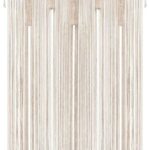 Boho Curtains for Bedroom Macrame for Windows Living Room Boho Decor Large Macrame Wall Hanging Beaded Curtain for Doorway Closet Curtains Wedding Backdrop, 1 Panel 52”W x 72”L