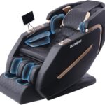 2025 4D Massage Chair Full Body, Zero Gravity Massage Chair with SL-Track & Heating, Massage Shiatsu Recliner Chair with Smart Voice Control, Touchable Screen, Airbags, Foot Rollers (BLACK)