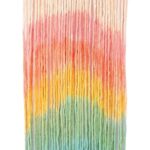 Simpkeely Macrame Wall Hanging, Rainbow Colorful Handmade Woven Cotton Wall Art Boho Bohemian Home Décor for Bedroom, Dorm Room, Living Room, Apartment, 16” W x 30” L