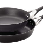 Circulon Symmetry Hard Anodized Nonstick Frying Pan Set / Skillet Set – 10 Inch and 12 Inch, Black