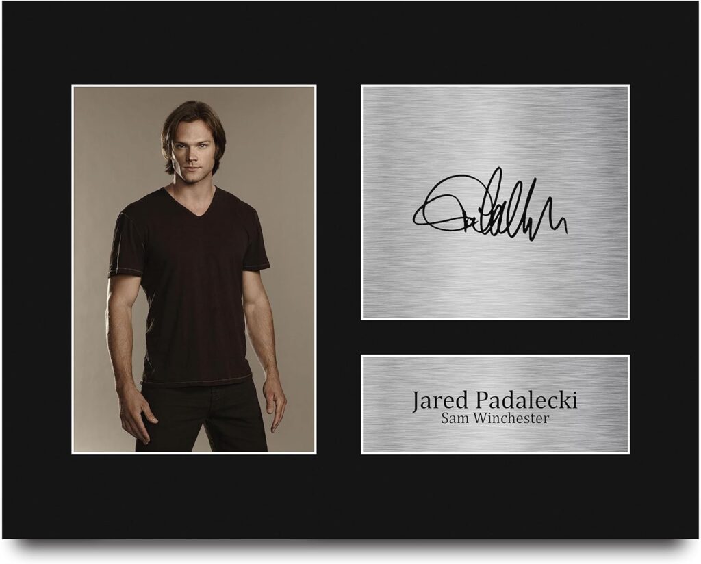 HWC Trading Jared Padalecki Supernatural Gifts Printed Signed Autograph Picture for TV Show Fans – US Letter Size