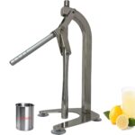 Manual heavy duty Lemon press Squeezer Lemon Smasher machine,Lemonade Muddler smasher machine, manual lemon fruit juicer &crusher machine,citrus juicer with 1pc stainelss steel cup (curve)