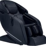 Kyota M380 Genki Massage Chair, Black, Modern Style, Zero-Gravity Recliner, Shiatsu Massage, Voice Controlled, Chromotherapy Lights, 50 x 30 x 40 inches, 200 lbs Weight Capacity