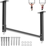Ceiling Mounted Pull Up Bar, Heavy Duty 700 LBS Multi Grip Pull Up Bars, 16″/24″ Rafter Chin Up Bar, Ceiling Joist for Garage/Gym/Basement with Comfortable Grip & Round Anchors, Easy to Install