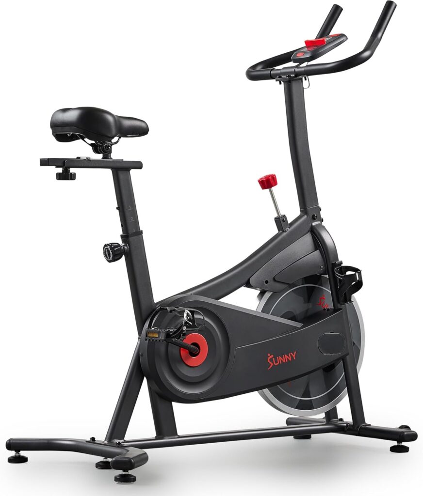 Sunny Health & Fitness ACTIVE Series Smart Exercise Bike with SunnyFit App Connection