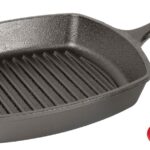 Lodge Manufacturing Company Lodge Cast Iron 10.5-inch Square Grill Pan, Black