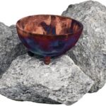 RAAQUU Mizu 3 inch Handmade Ceramic Raku Bowl – Pottery Gifts for Her, Boho, Gift for Mom, Home Décor – FC