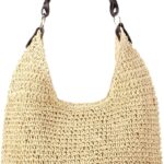 Women’s Beach Straw Bag Large Straw Summer Handbags Handmade Woven Boho Hobo Raffia Tote Bags 2025 Summer Purse