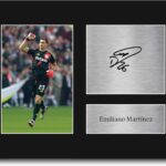 HWC Trading Emiliano Martinez Aston Villa Gifts Printed Signed Autograph Picture for Football Fans and Supporters – US Letter Size