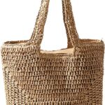 Bohemian Straw Bag,Tote Handmade Hand-woven Women Handbags for Retro Summer Vacation Beach Travel Daily Matching Bag 168