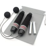 Benvo Weighted Ropeless Jump Rope Cordless Speed Rope Skipping Rope for Double Unders, Exercise, WOD, Boxing, MMA Beachbody Training Fitness- Updated Version