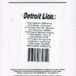 Detroit 2025 Lions Donruss Football Limited Edition 11 Card Complete Factory Sealed Team Set with Jared Goff, David Montgomery, Sam Laporta, Hall of Fame Legend Calvin Johsnson & Many More!