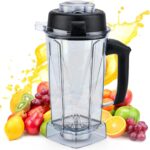For Vitamix Blender Pitcher 64oz, Upgrade Replacement Pitcher Container Jar Cup for Vitamix 5200 5300 6300 7500 VM0197 VM0101 VM0100 VM0103 E310 Classic Explorian Commercial Professional Series