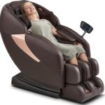 Massage Chair, 14 Massage Points Full Body Massage Chair, Zero Gravity Extra Large Shiatsu Recliner w/Lumbar & Calf Heating, 20 Auto Modes, Air Compression, Bluetooth Speaker, Touch Screen Controller